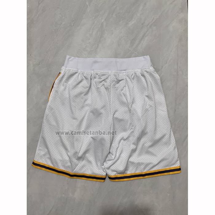 Pantalone Los Angeles Lakers Mitchell & Ness Hardwood Classics Blanco